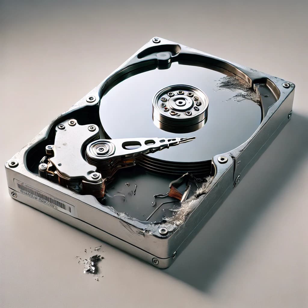 Broken hard drive